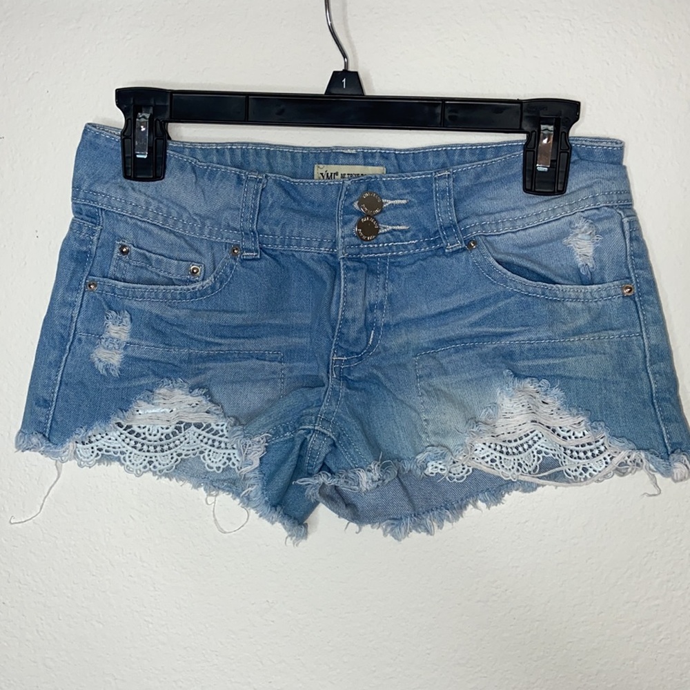 🌟Host Pick!🌟 YMI Denim & Lace Shorts